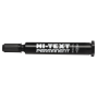 Marker permanentny Fibracolor Hi-Text Fibracolor ścięty, Czarny - 3